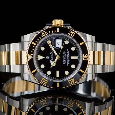 how much gold in rolex submariner two tone|Rolex Submariner two tone review.